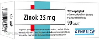GENERICA Zinok 25 mg
