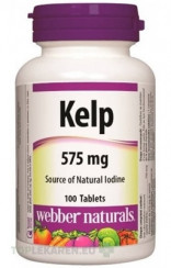 Webber Naturals Kelp 575 mg
