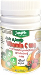 JutaVit Vitamín C 100 mg kids & family