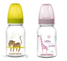 Canpol Babies Fľaša tvarovaná 125 ml