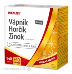WALMARK Vápnik Horčík Zinok FORTE PROMO