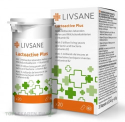 LIVSANE Laktoaktívne kapsuly plus vitamín B2