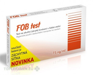 FOB TEST  test na okultné krvácanie 75ng/ml
