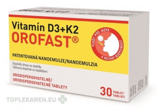 Vitamín D3 + K2 OROFAST
