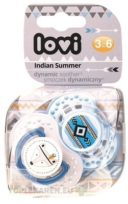 LOVI Dynamický utišujúci cumlík Indian Summer
