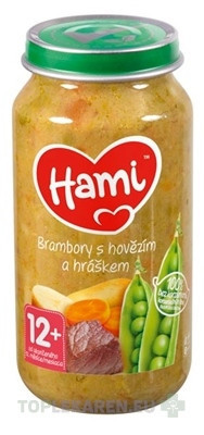 Hami príkrm Zemiaky s hovädzím a hráškom
