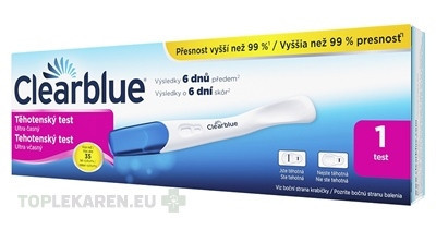 Tehotenský test Clearblue Ultra včasný