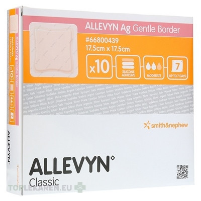 ALLEVYN Ag Gentle Border Krytie na rany