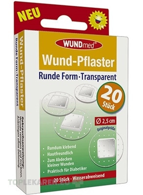 WUNDmed Kruhová náplasť Transparentná