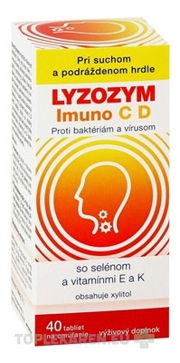 LYZOZYM IMUNO C D SO SELÉNOM A VITAMÍNMI E a K