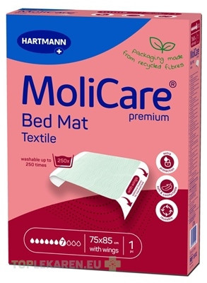 MoliCare Premium Bed Mat Textile 7 kvapiek wings