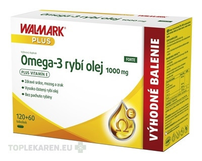 WALMARK Omega-3 rybí olej FORTE