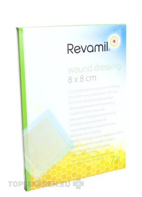 Revamil wound dressing 8x8 cm
