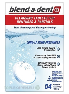 blend-a-dent ČISTIACE TABLETY