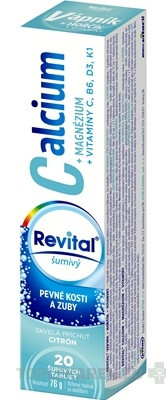 Revital Calcium+MAGNÉZIUM+VITAMÍNY C, B6, D3, K1