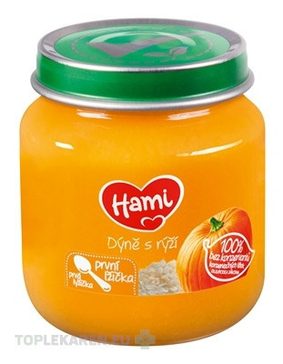 Hami zeleninový príkrm Tekvica s ryžou