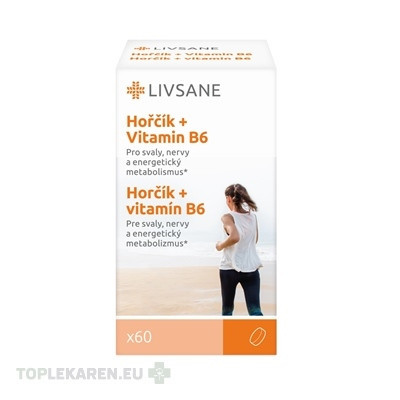 LIVSANE Magnézium + Vitamín B6