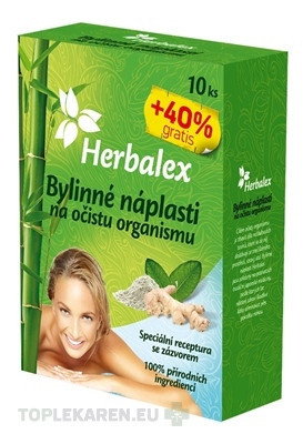 Herbalex Bylinné náplasti na očistu organizmu