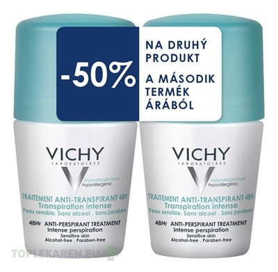 VICHY DEO ANTI-TRANSPIRANT 48H Intense Duo