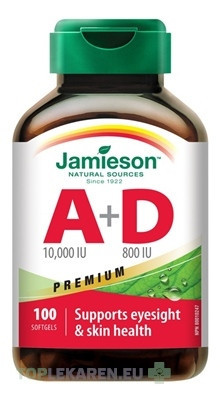 JAMIESON VITAMÍN A + D PREMIUM