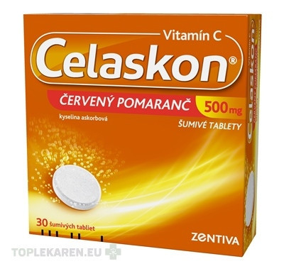 Celaskon 500 mg červený pomaranč