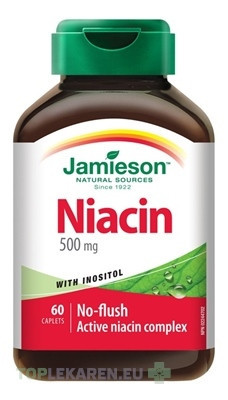 JAMIESON NIACÍN 500 mg S INOZITOLOM