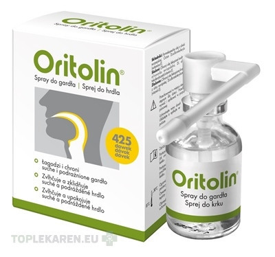 Oritolin sprej do hrdla