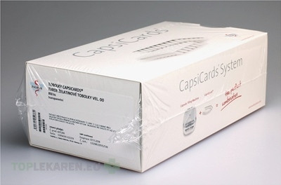 CapsiCards želatínové kapsule veľkosť 00 - FAGRON