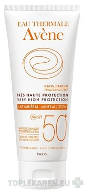 AVENE LAIT MINÉRAL SPF50+