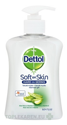 Dettol tekuté mydlo Aloe Vera a vitamín E