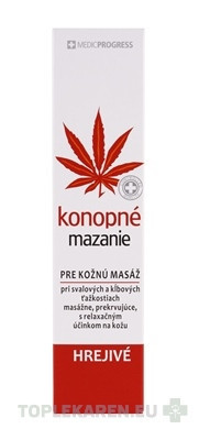 Konopné mazanie hrejivé