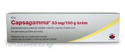 Capsagamma 53 mg/100 g krém