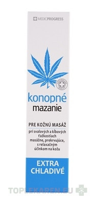 Konopné mazanie extra chladivé