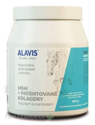 ALAVIS MSM + PATENTOVANÉ KOLAGENY