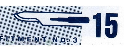 SKALPELOVÉ ČEPIELKY SURGEON č.15