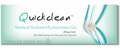 Quickclean 40 mg/2 ml Gél s hyaluronátom sodným