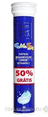 Zdrovit VÁPNIK HORČÍK ZINOK 50% navyše