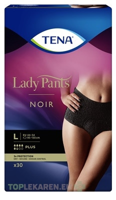 TENA Lady Pants Plus Noir L