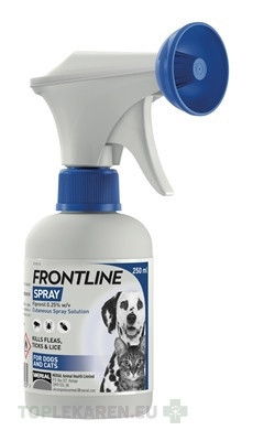 FRONTLINE SPRAY 2,5 mg/ml kožný sprej, roztok