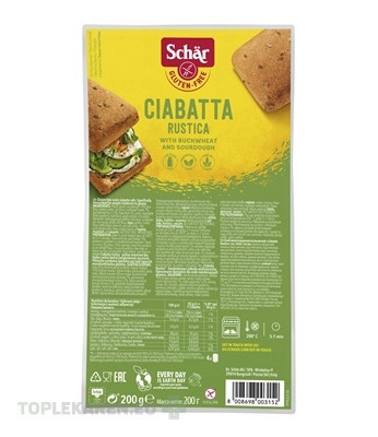 Schär CIABATTA RUSTICA žemle