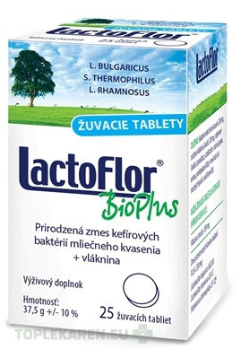 LactoFlor BioPlus žuvacie tablety