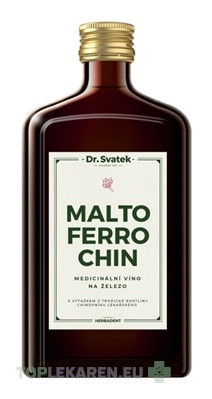 Dr.Svatek MALTOFERROCHIN sladové víno na železo