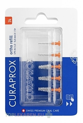 CURAPROX CPS 14 ortho refill oranžová