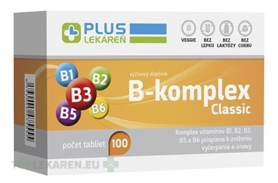 PLUS LEKÁREŇ B-komplex Classic