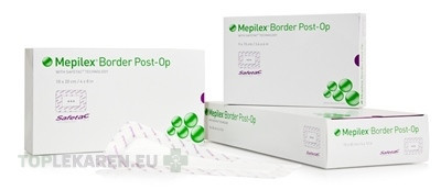 Mepilex Border Post-Op 10x25 cm