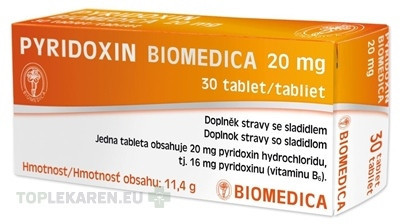 PYRIDOXIN BIOMEDICA 20 mg