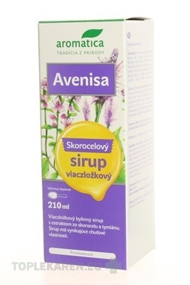 aromatica AVENISA Skorocelový sirup viaczložkový