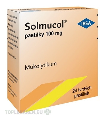 Solmucol pastilky 100 mg