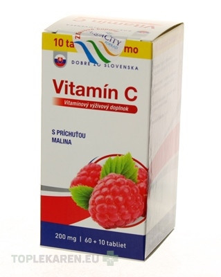 Dobré z SK Vitamín C 200 mg príchuť MALINA