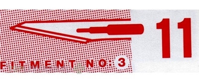 SKALPELOVÉ ČEPIELKY SURGEON č.11